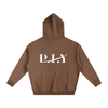 HFTM Brown Oversized Fleeced Hoodie