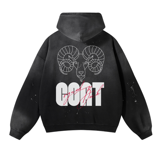 Goat Vintage Wash Fleece Hoodie