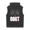 SNOW WASHED HOODED TANK TOP – GOAT STATUS UNLOCKED