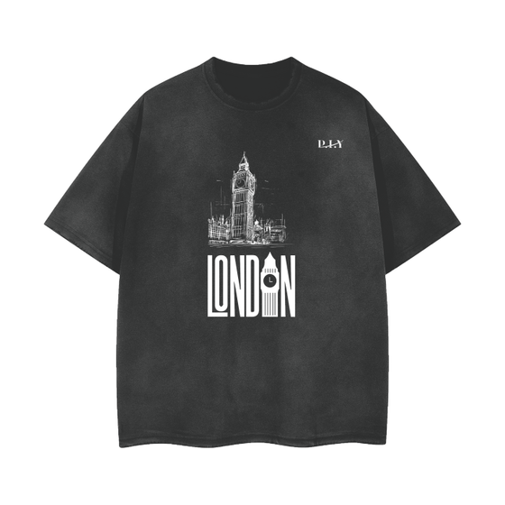 London Vintage Wash Oversized T-Shirt