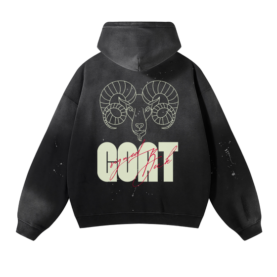 Goat Vintage Wash Fleece Hoodie