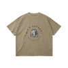 Lion Head Khaki Oversized T-Shirt