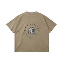  Lion Head Khaki Oversized T-Shirt