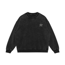  Faded Black Oversized Jumper