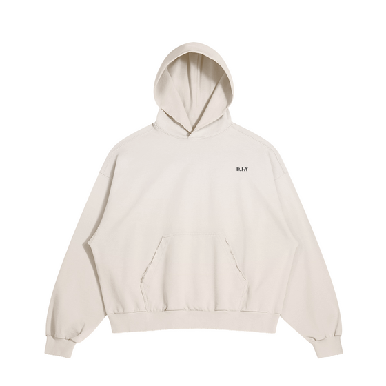 I.D.T Beige Oversized Hoodie